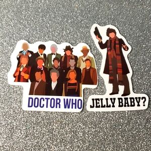 10/$10 DR. WHO waterproof sticker TV Show